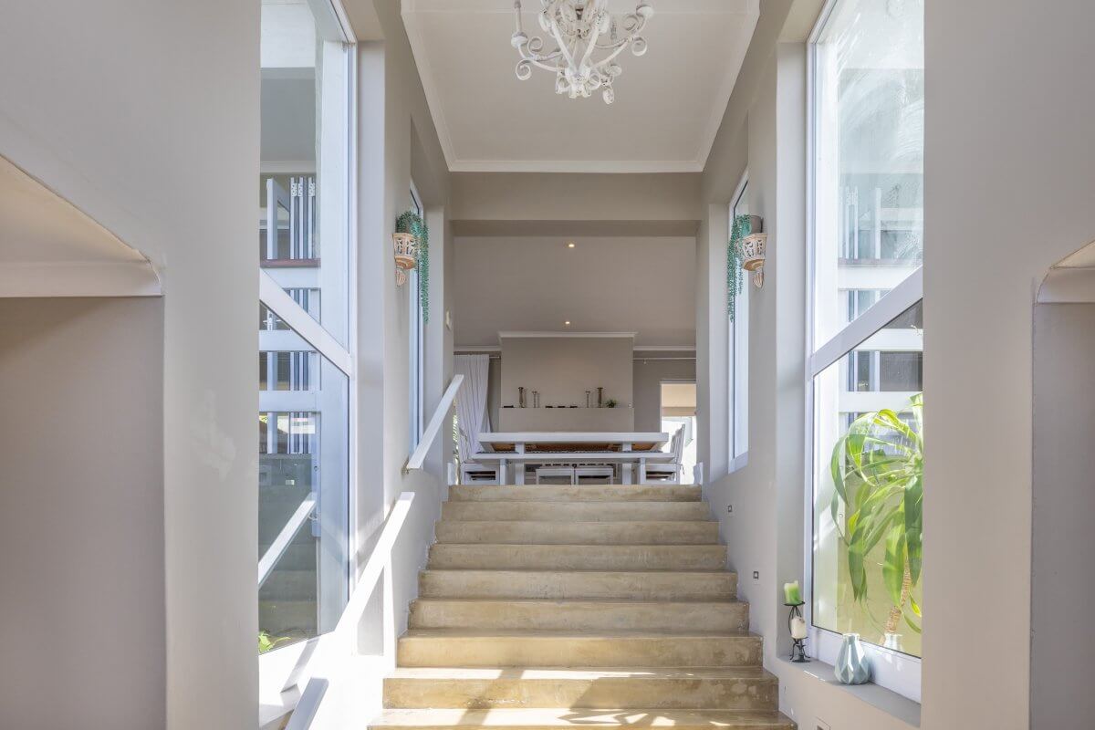 Grand entry staircase