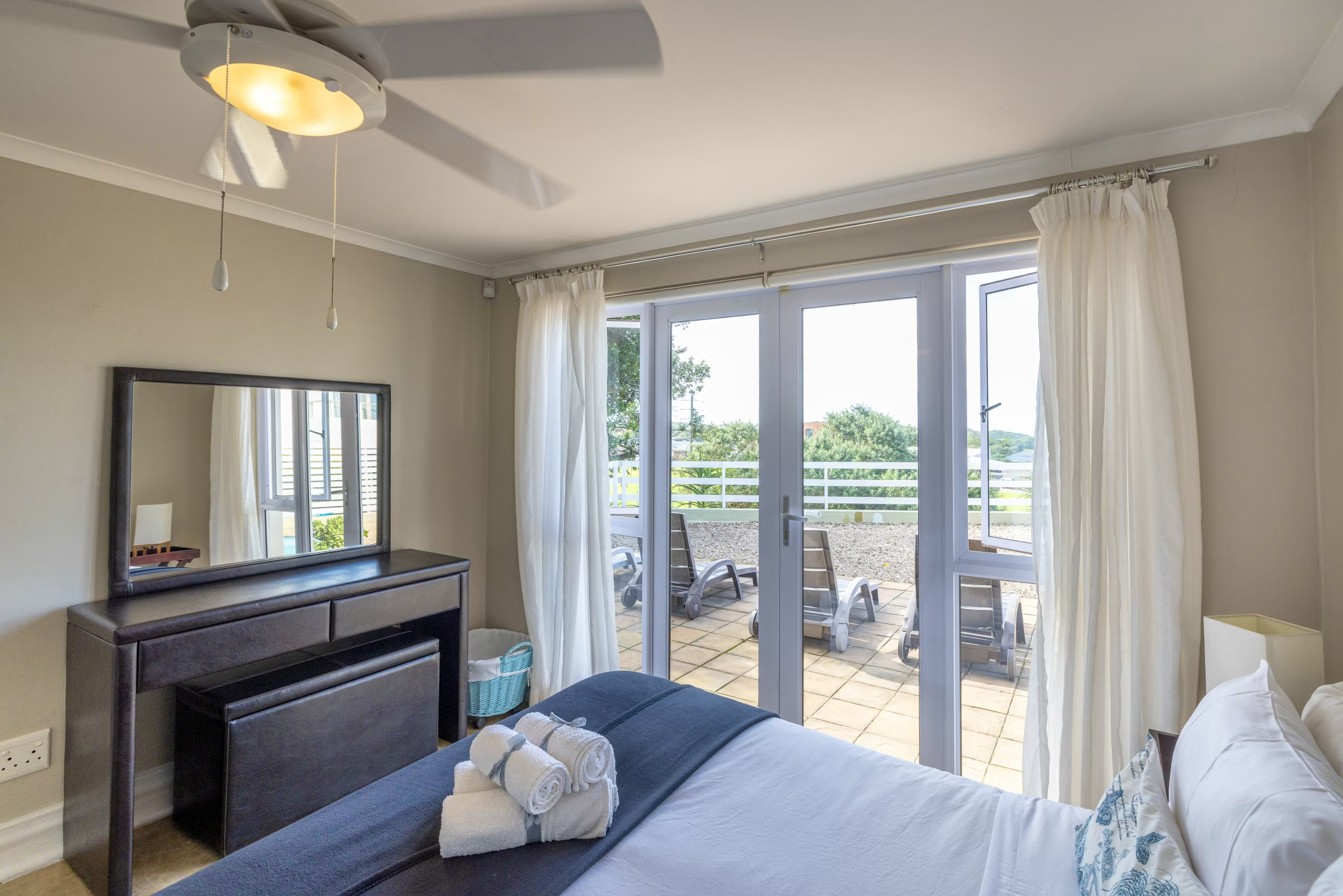 Beachfront property view